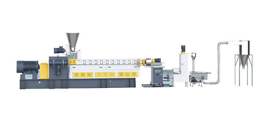 PVC双阶改性挤出造粒机